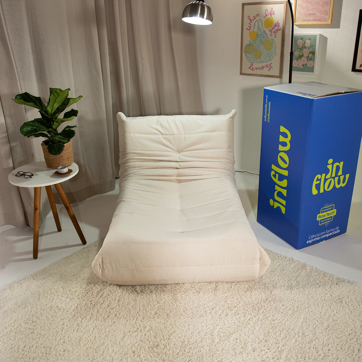 Poltrona Liv Boucle - Bege - Image 10