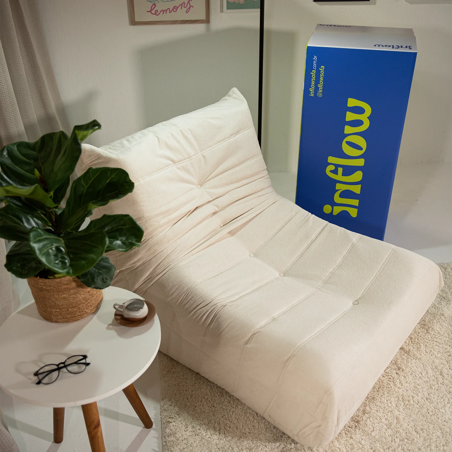 Poltrona Liv Boucle - Bege - Image 9