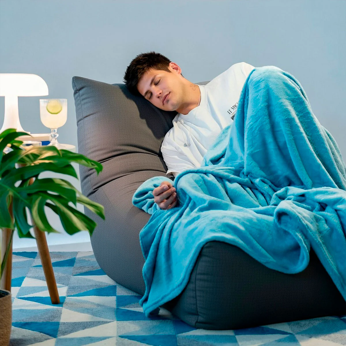 Poltrona Liv Boucle - Cinza - Image 5