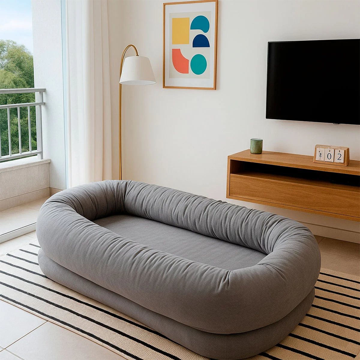 Puff Nina - Cinza - Image 3